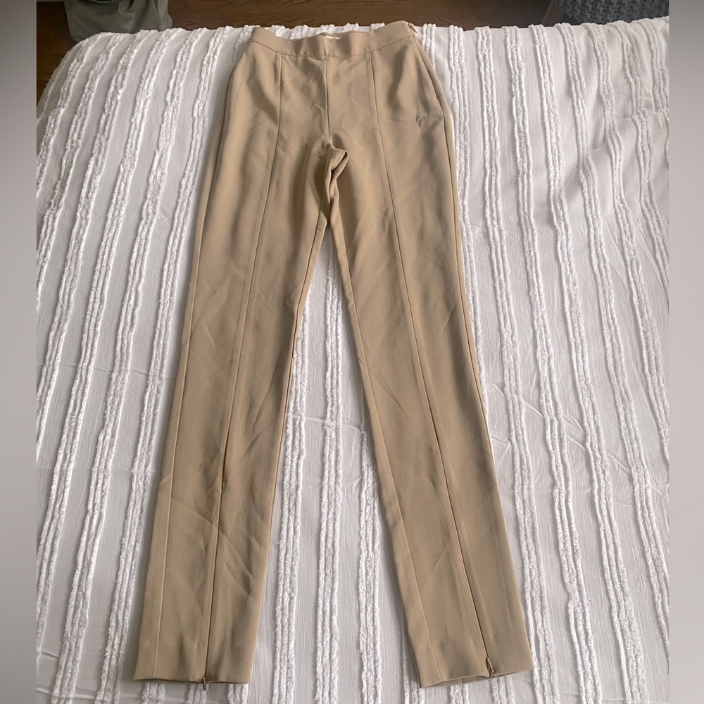 Babaton dress pants - slim leg with zippered front slits